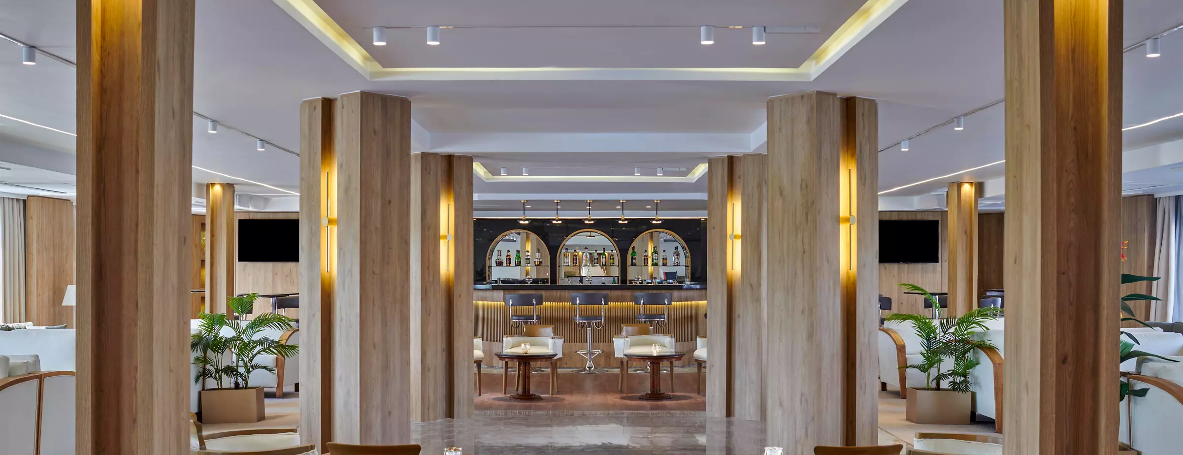 Lounge aboard the Mövenpick MS Royal Lotus Nile cruise